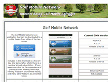 Tablet Screenshot of golfmobilenetwork.com
